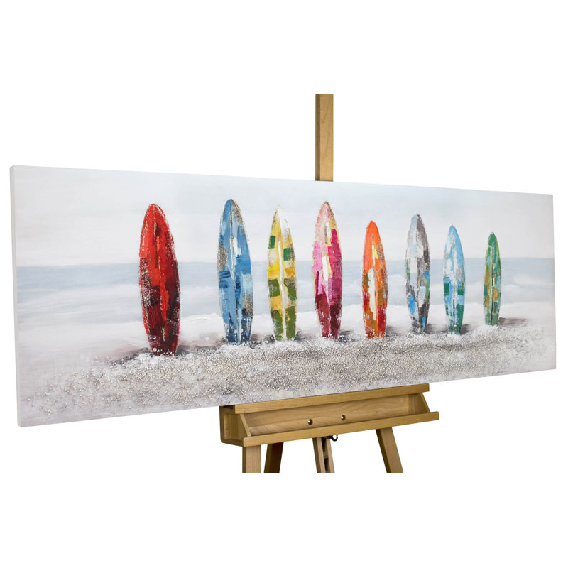Surf Siesta Hand Painted Acrylic Painting