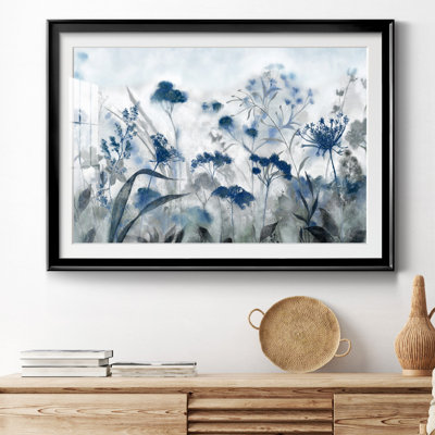 " Inky Indigo " Painting Print