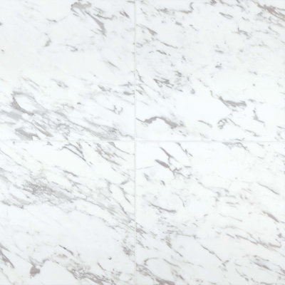 24" x 24" Marble Polished Tile in Calacatta Oro