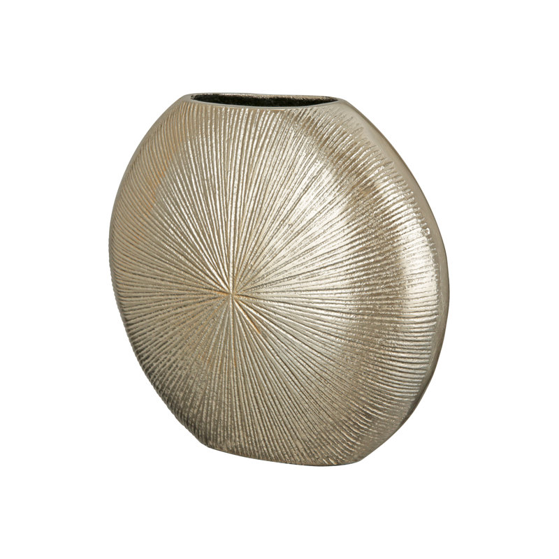 Rafal Aluminum Table Vase, 25cm H x 22cm W x 7cm D