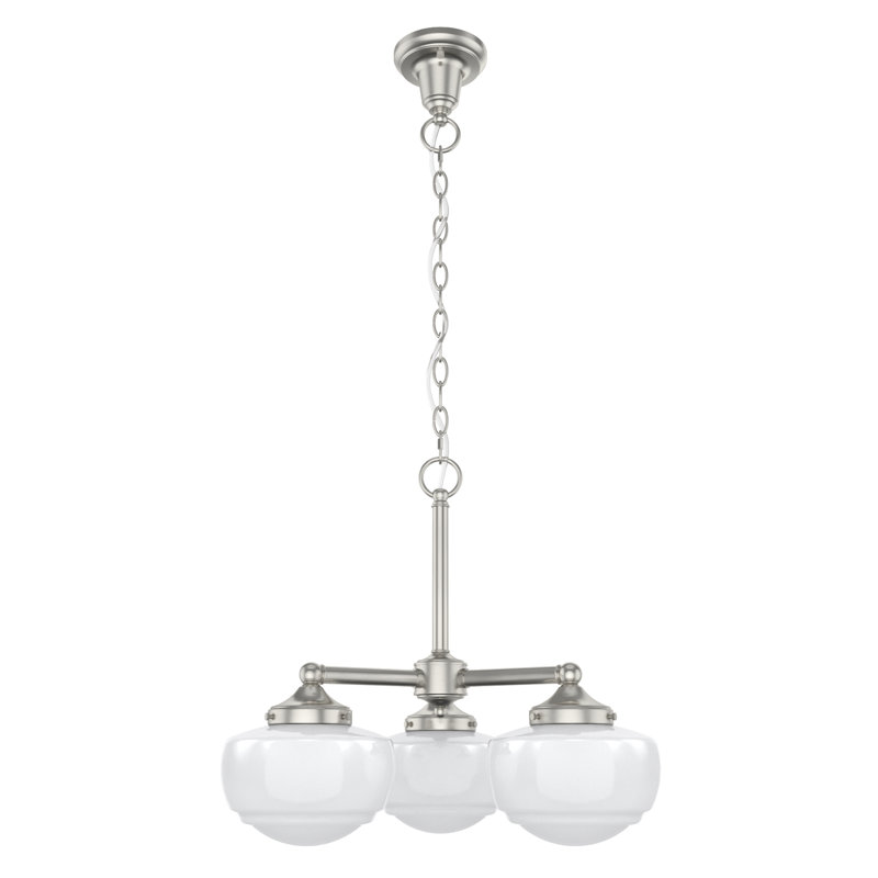 Hunter Saddle Creek 3 Light Convertible Chandelier Ceiling Light Fixture