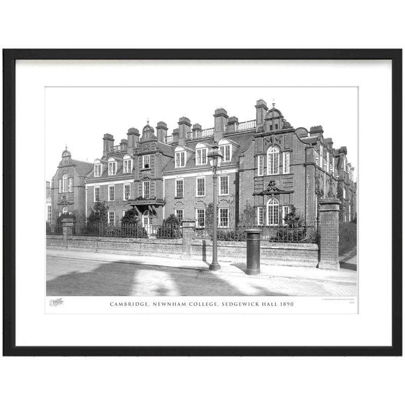 Cambridge, Newnham College, Sedgewick Hall 1890 by Francis Frith - Single Picture Frame Print, 60cm H x 80cm W x 2.3cm D