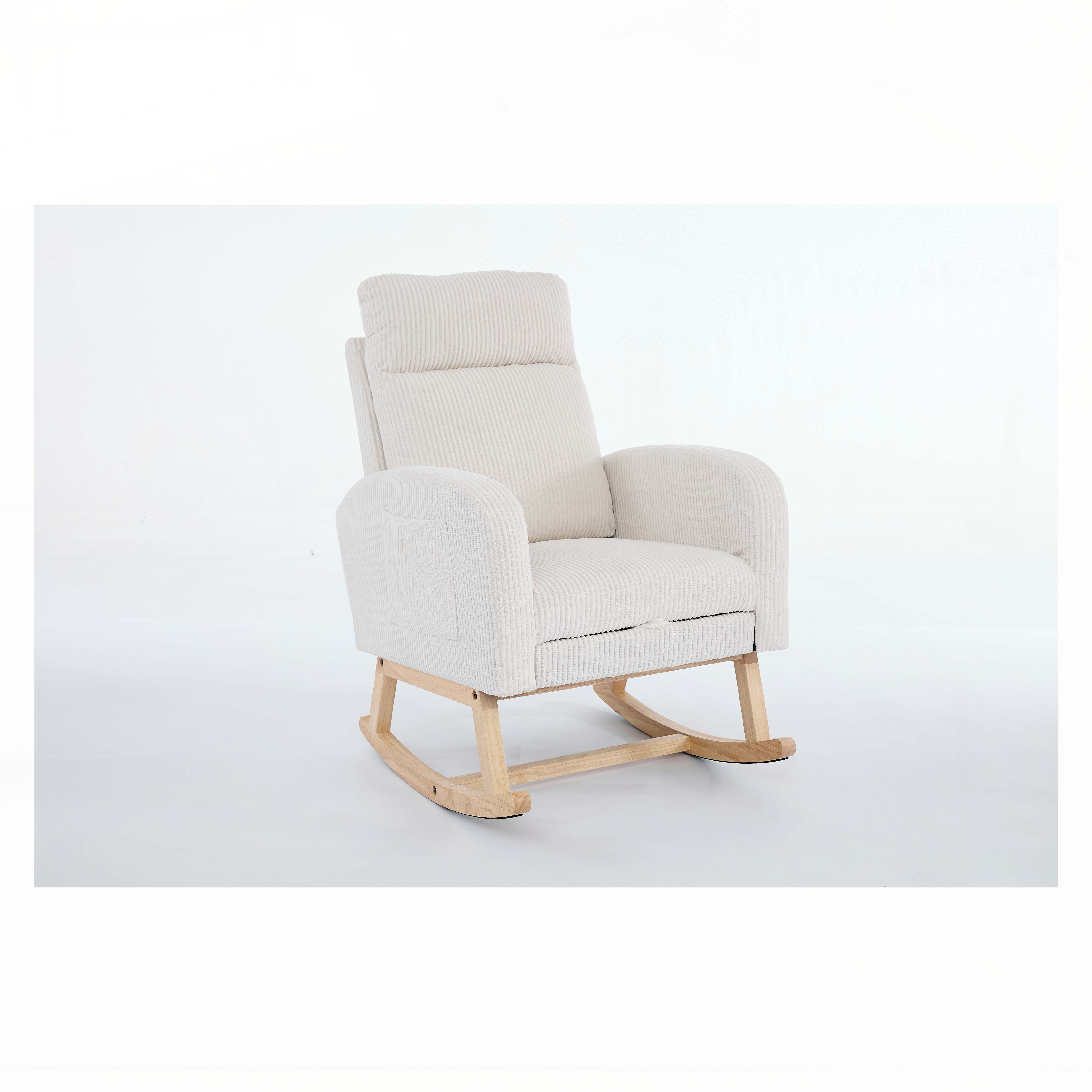 Isabelle & Max™ Corduroy Fabric Rocking Chair | Wayfair