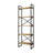 5 Tiers Metal Frame Etagere Bookcase