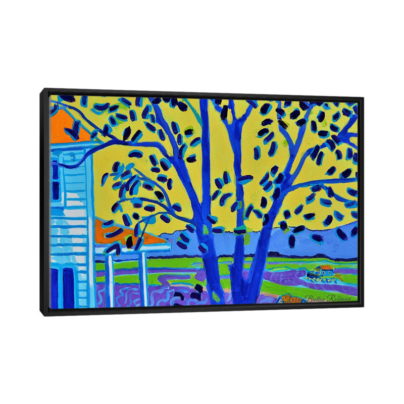 Morning On The Annisquam River, 66.04 cm H x 101.6 cm W x 4.445 cm D, Black