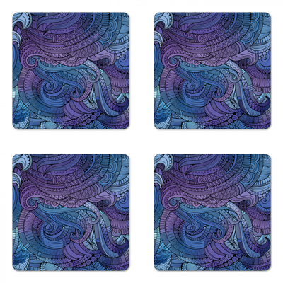 Sous-verre abstrait
