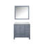 Meuble-lavabo décalé gauche L 36 po x P 22 po et miroir 34 po.-90699864-66637714