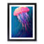Watercolour Jellyfish - Single Picture Frame Print-1306766957-1306766955