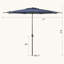 Parasol de marché 108 po Lyon-176152211-149291317