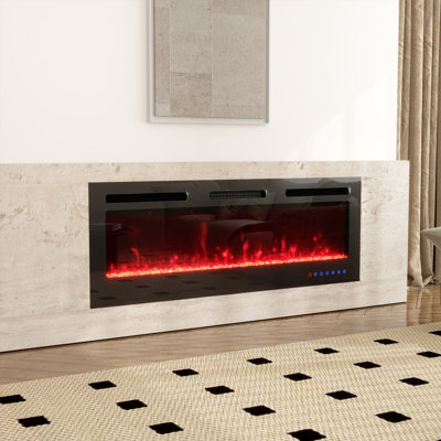 Belfry Heating 127cm W Black Fireplace Insert