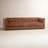 Byer 95" Genuine Leather Square Arm Sofa-88233530