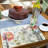 Spring Meadow Bunny 4-Pack Reversible Flexible Plastic Placemat