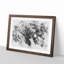 Majestic Lion Illustration Watercolour - Picture Frame Graphic Art Print-56739091-56739092