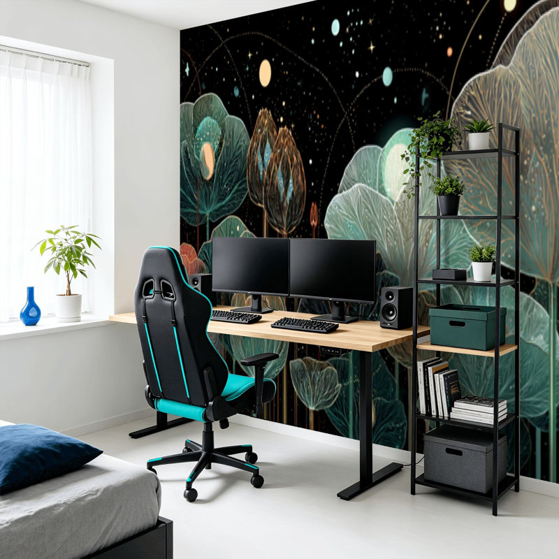 Papier peint adhésif auto-adhésif moderne pour la chambre à coucher Peel and Stick L 69 po x l 96 po