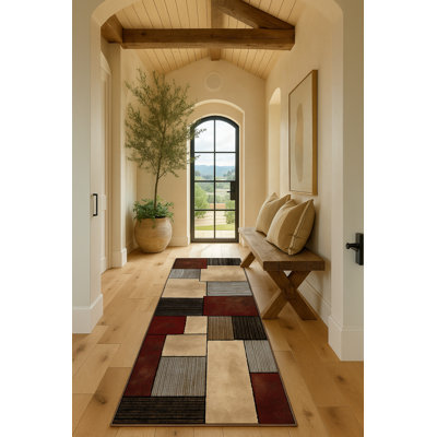 Tapis gris / beige Barrville