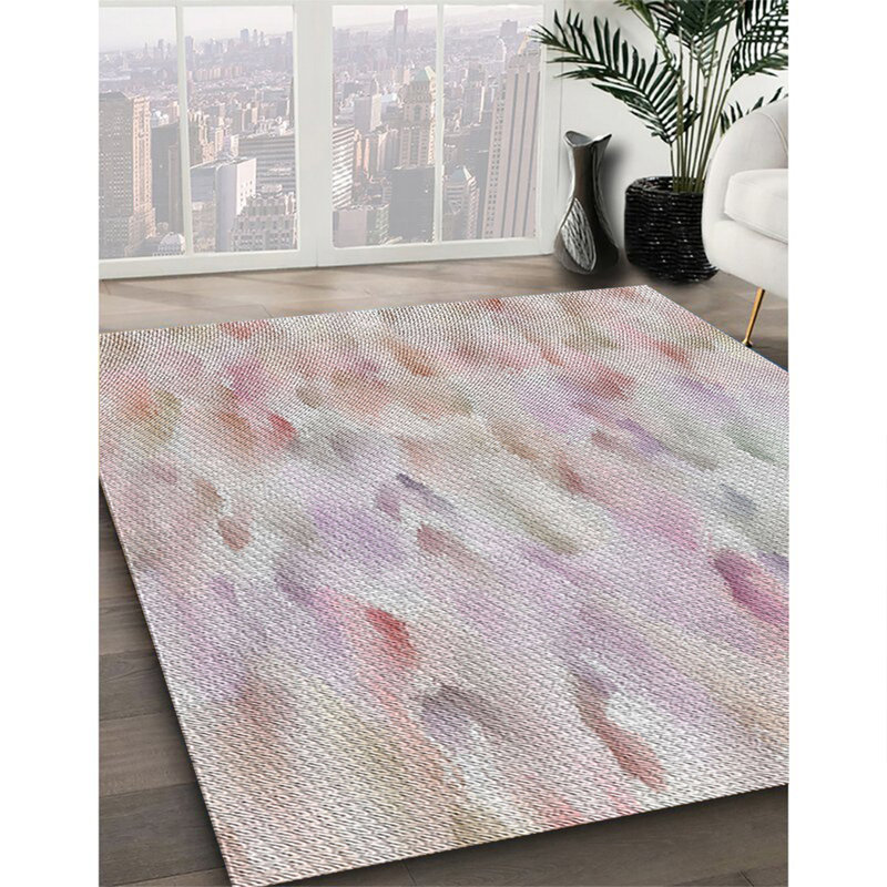 Geometric Indoor Rug, Square 3'