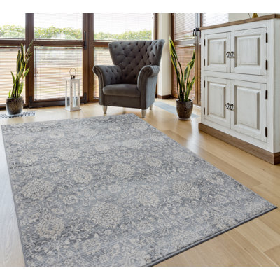 Tapis à motif cachemire crème Olander