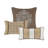 7 Piece Comforter Queen - Brown/Gold , Delicate Stitching Valuable Motifs