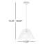 Daniels 1 - Light Satin Black Single Pendant
