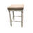 Transitional Beige 24 Inch Barstool with Comfortable Upholstery