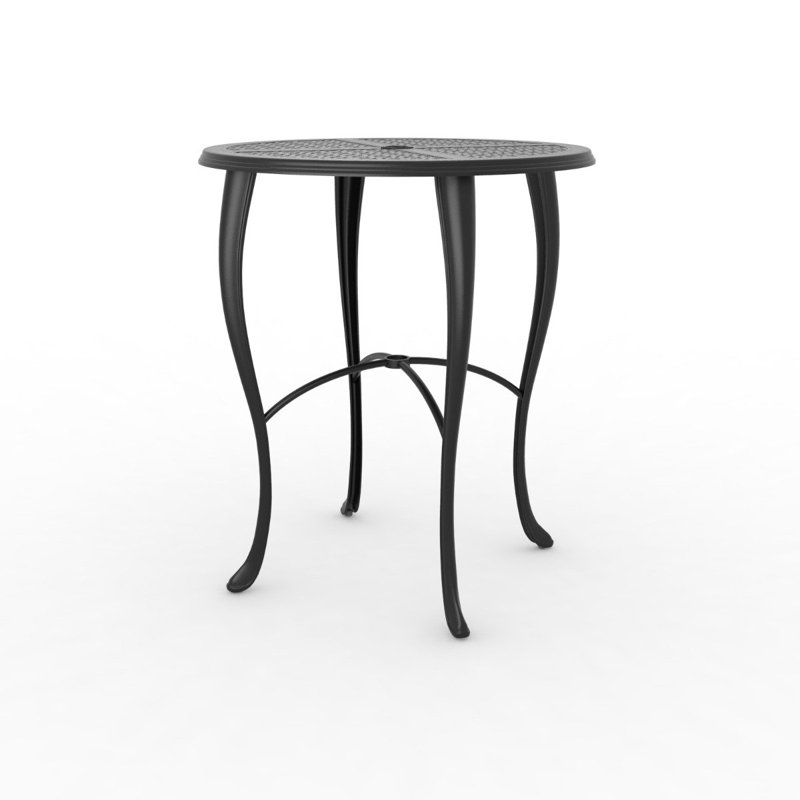 Woodard Round Bar Height Umbrella Table