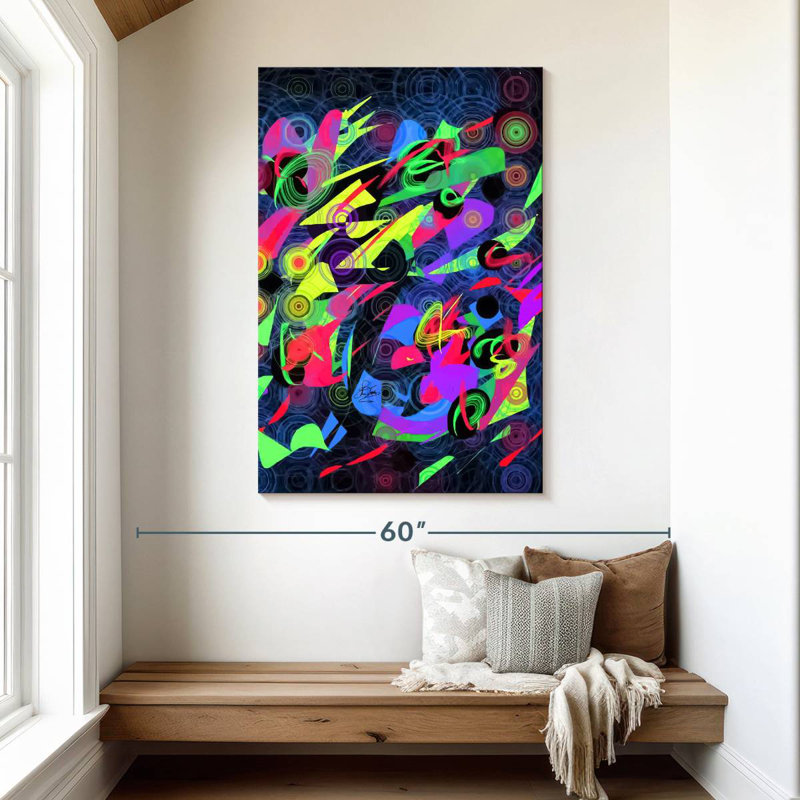 Avery Neon Lights, 48" H x 32" W
