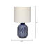 Lampe de table en céramique avec abat-jour en lin Highland