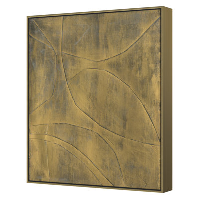 «Gilded Contours 1» par Stramel, Renee