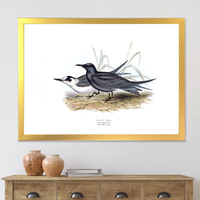 Oiseau rétro de l'Europe II - peinture sur toile