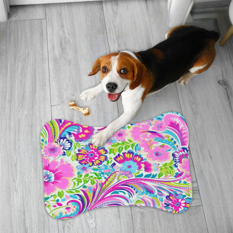 Tapis floral 1 pièce