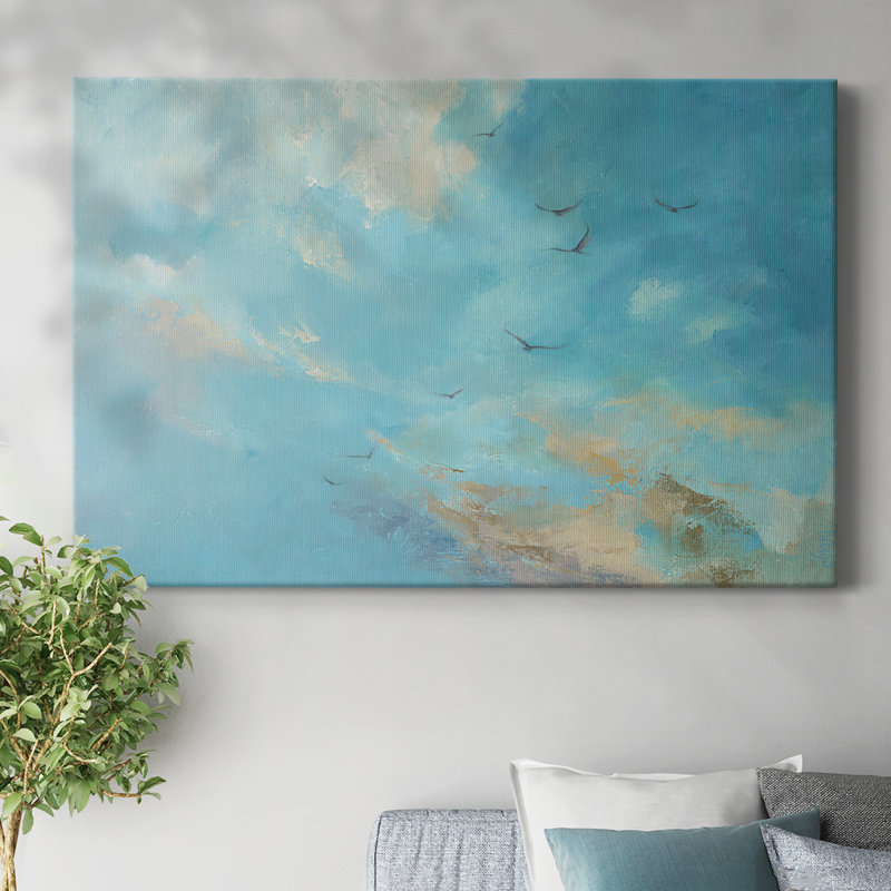 «I'm Fly Away», toile tendue avec châssis, H 12 po x l 18 po