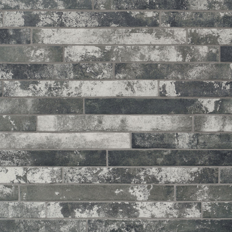 Bantry 1.88 In. X 17.71 In. Matte Porcelain Floor And Wall Tile (8.28 Sq. Ft. / Case), Dark Gray