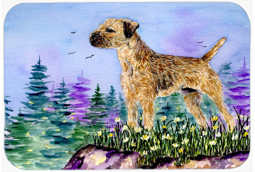 Planche à découper en verre trempé east urban home terrier