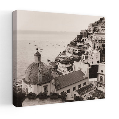 Positano Vista, art abstrait de l'architecture côtière