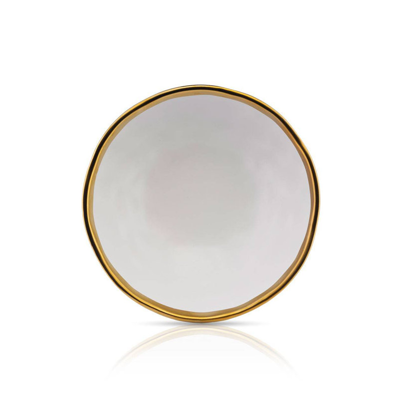 Spirgel Piece Ceramic Dinnerware Set - Service for 4, White