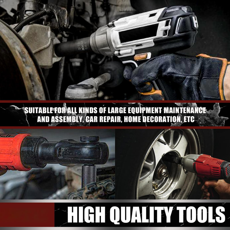 3/8" Drive Impact Socket Set