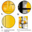 Yellow Brilliant Echoes Abstract Collages II - Abstract Collages, art mural encadré-454457179-454457181
