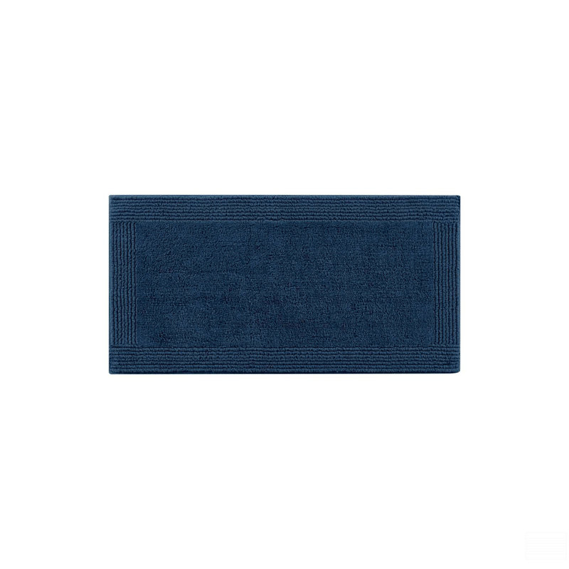 1 tapis de salle de bain réversible 100% coton touffeté à 3 000 g / m² 20 po x 30 po, Simple - L 30 po x l 20 po