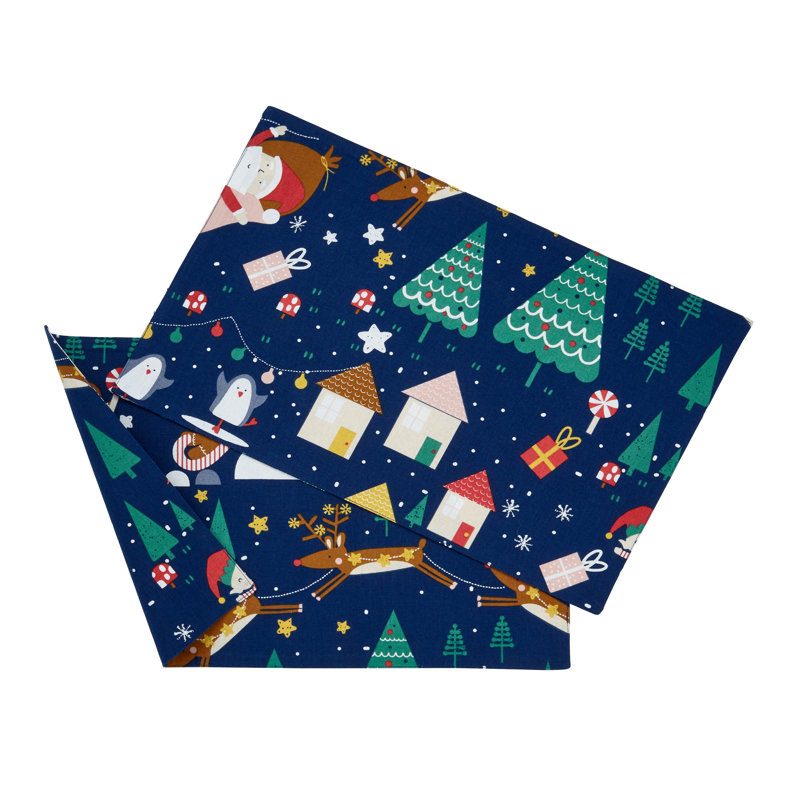 Santa's Christmas Wonderland 100% Cotton Placemat