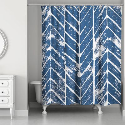 Carbajal Geometric Shower Curtain