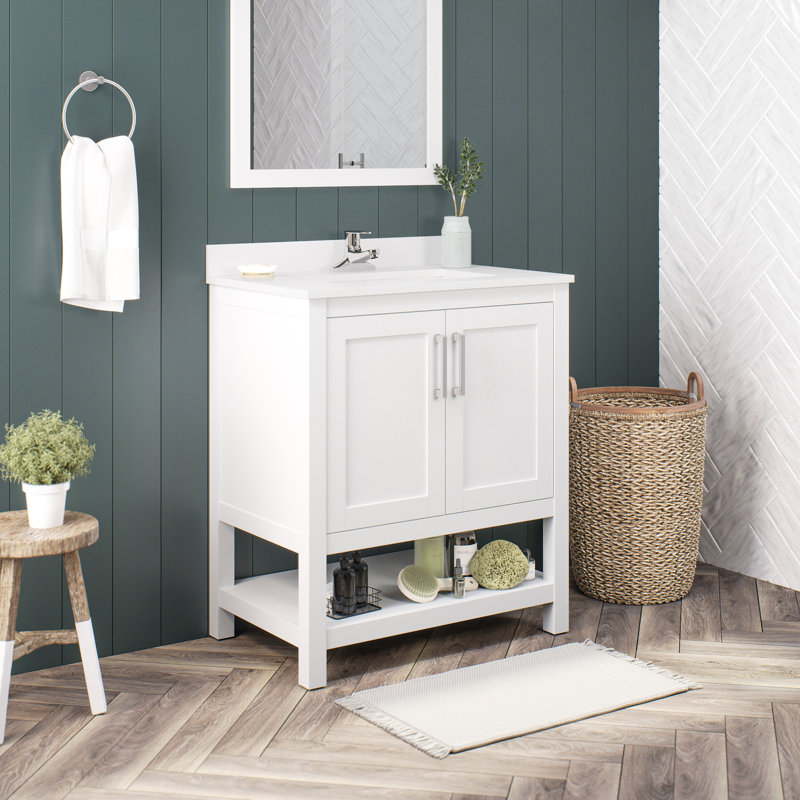 OVE Decors Vegas 30" Single Bathroom Vanity, White