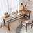 Brown Rectangular Solid Wood desk-108954548