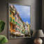 Reproduction encadrée Cinque Terre - bois massif-41952966