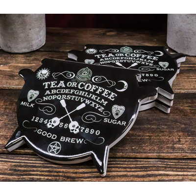 Ceramic 4 Piece Coaster Set