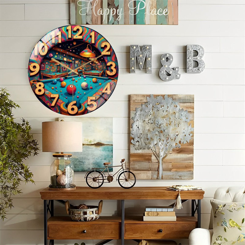 Horloge murale 12 po