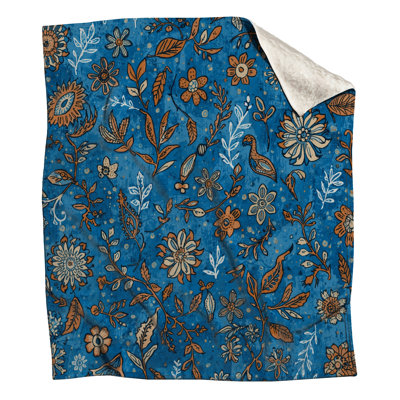 Floral Botanical Pattern Blankets