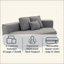Canapé modulaire surdimensionné en tissu Teddy-1617041302