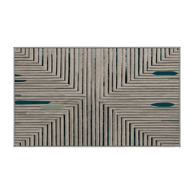 Tapis gris lavable à la machine GSIX03636
