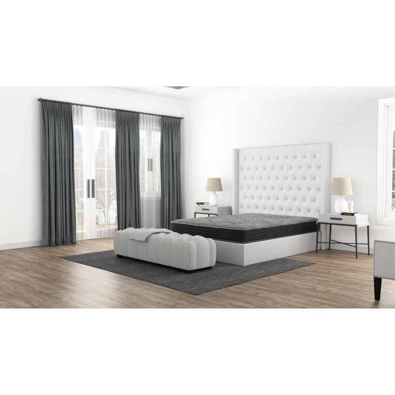 Grand matelas à ressorts ensachés 8 po Cs - offrant une fermeté supérieure et un confort de sommeil optimal, Grand lit