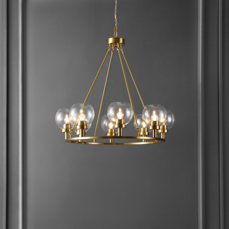 Lustre en fer 8 lumières Sveda?